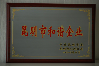 2010年，昆明市和諧企業(yè).jpg
